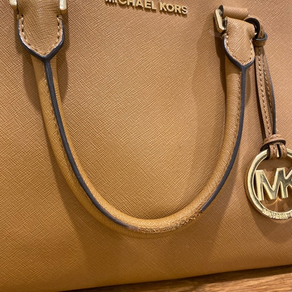 Michael Kors Sutton Medium Leather Satchel - Picture 8 of 9